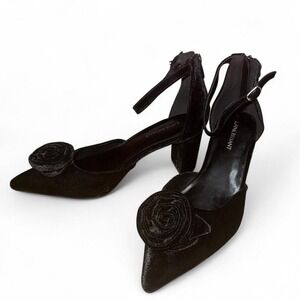 Lane Bryant Black
Velvet Rose Heels NWT Ladies 10 W